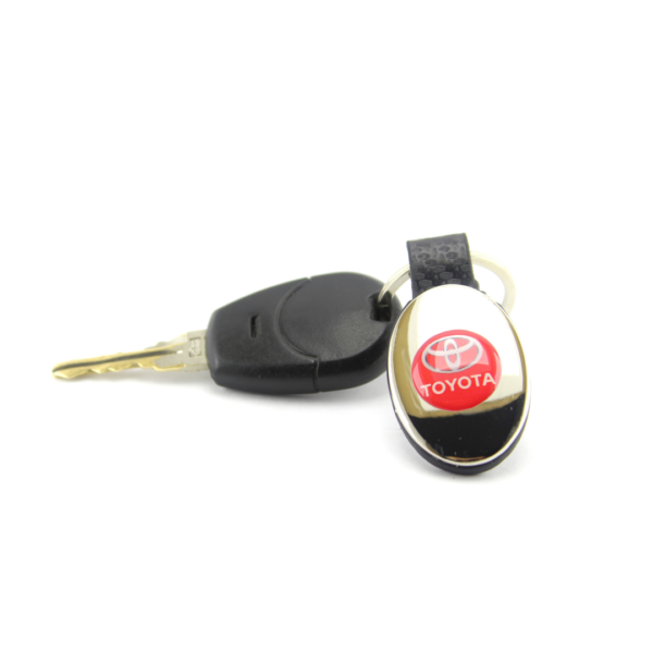 Llavero Ovalado Metálico Toyota - Imagen 3