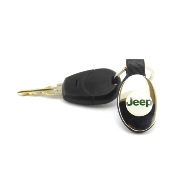 Llavero Ovalado Metálico Jeep - Imagen 3