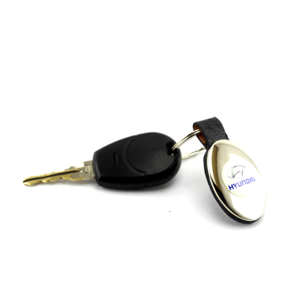 Llavero Ovalado Metálico Hyundai - Imagen 2