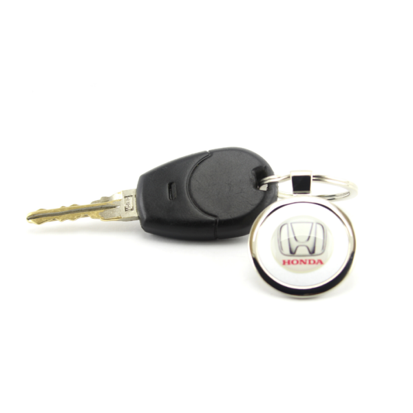 Llavero Metálico Redondo Honda - Imagen 3