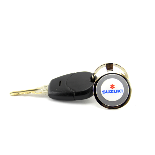 Llavero Metálico Redondo Suzuki - Imagen 3
