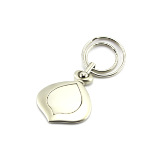 Llavero Drop en Acero Plateado
